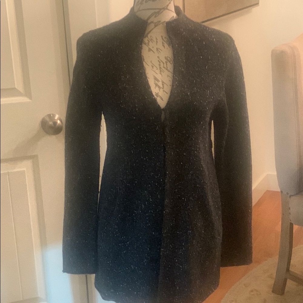 Chic Black Tweed Jacket